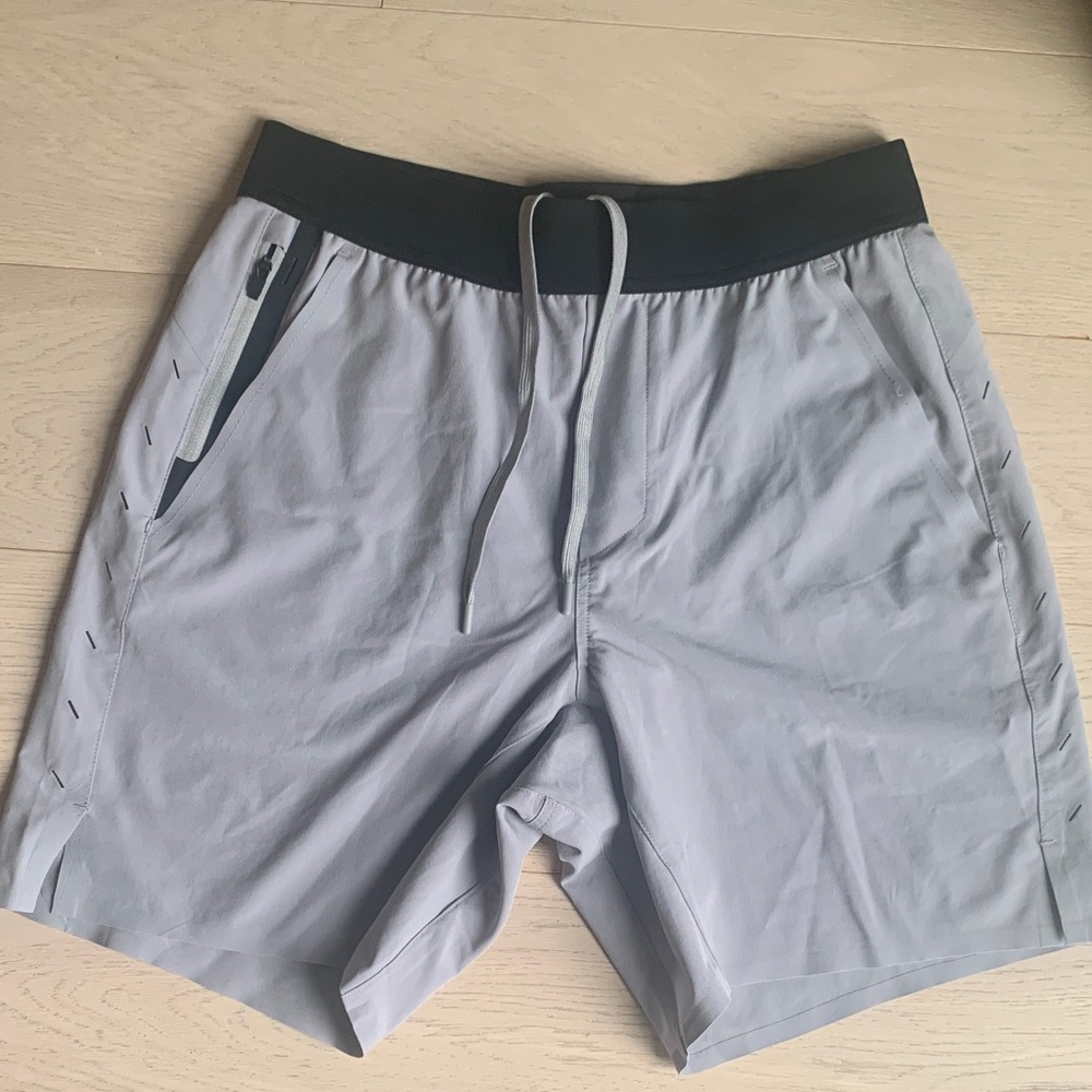 Ten Thousand Light Gray 7” Interval Athletic Shorts